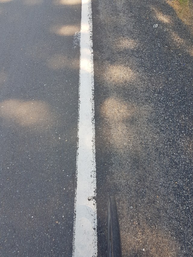 The shoulders in Idaho can be very narrow